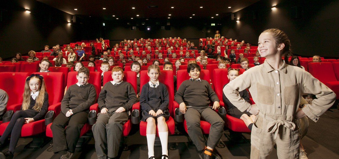 Into Film Festival 22 launch - pupil premieres of Matilda the Musical