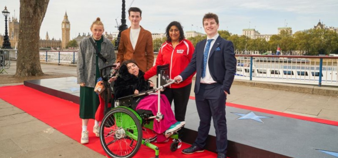 Greta McMillan joins the National Lottery's Walk of Stars