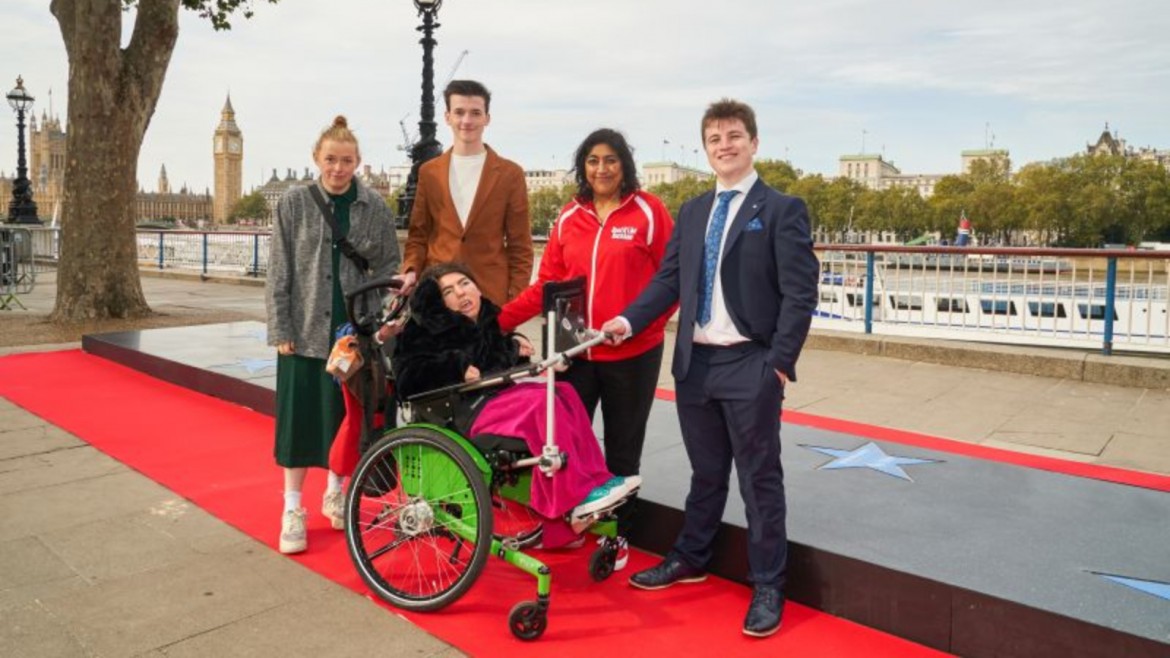 Greta McMillan joins the National Lottery's Walk of Stars
