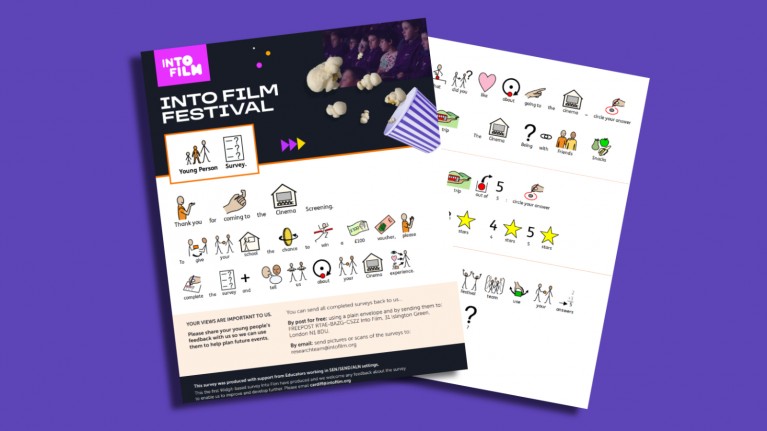 Into Film Festival 2023 - Widgit Symbol Survey