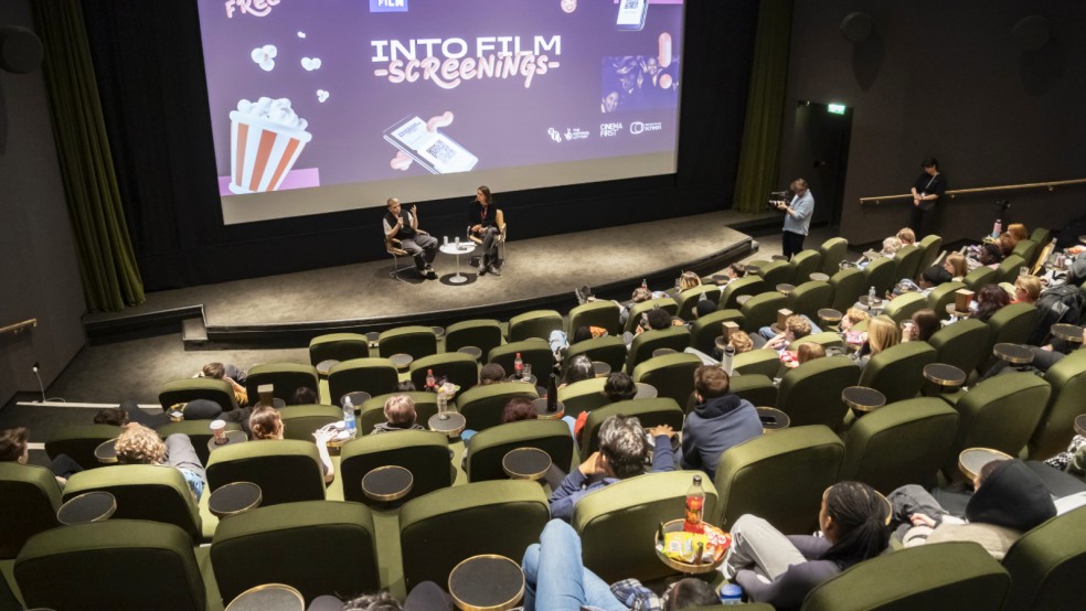 Molly Manning Walker holds a Q&A at the 2023 Into Film Festival