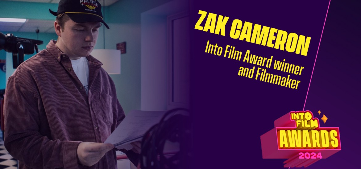 Zak Cameron with Into Film Awards 2024