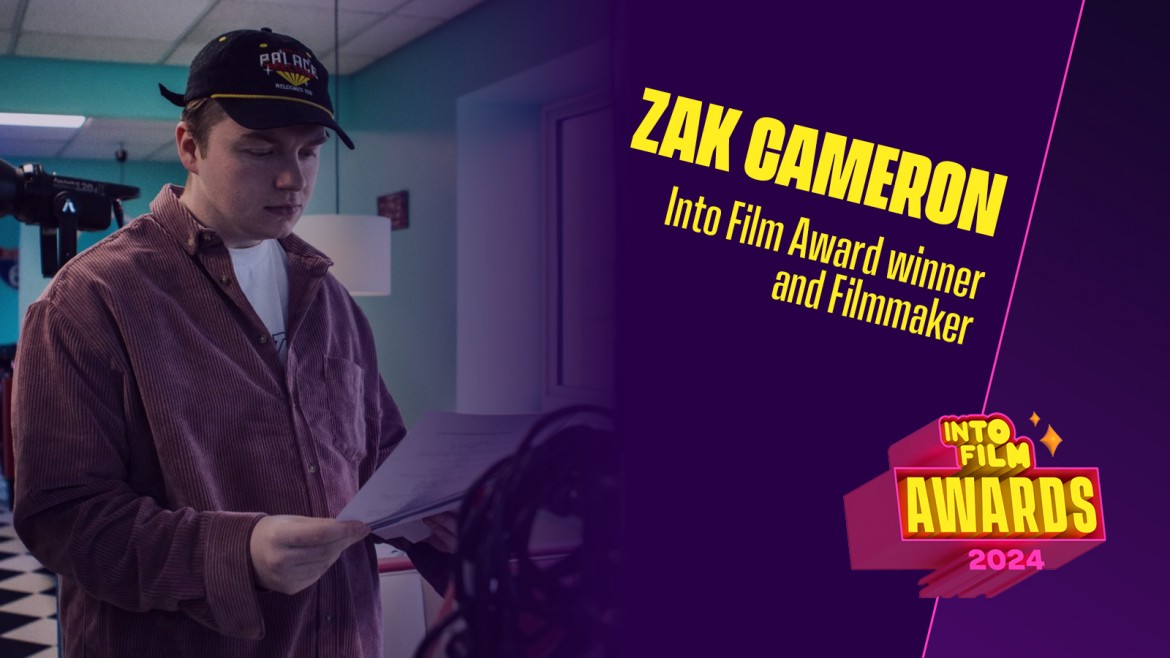Zak Cameron with Into Film Awards 2024
