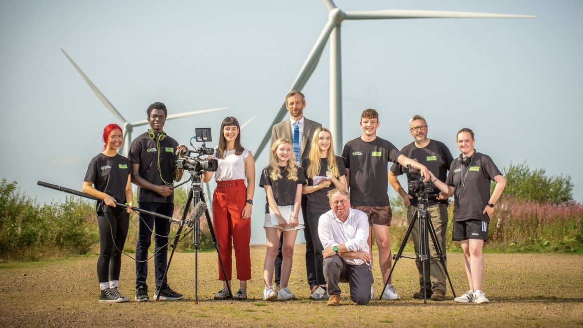 Scottish Youth Film Foundation group shot.
