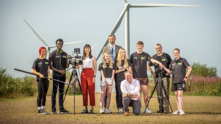 Scottish Youth Film Foundation group shot.