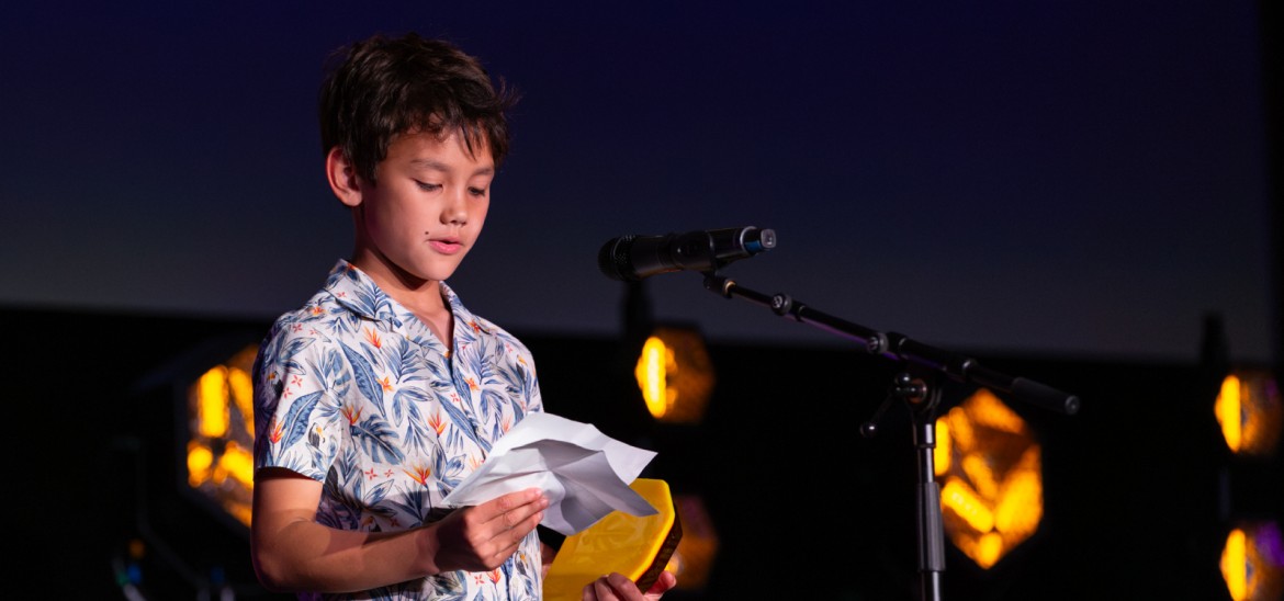 Benjamin, aged 8, winner of Best Animation - 11 and Under 2024