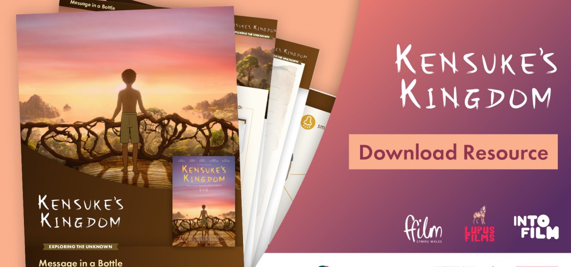 Kensuke's Kingdom resource with funder logos