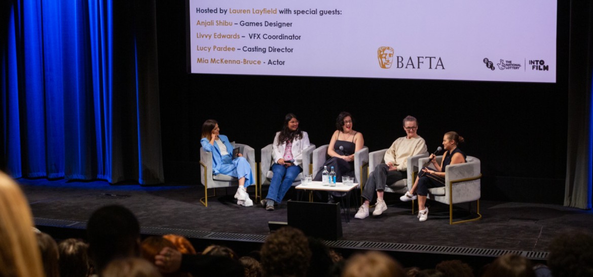 Discussion Panel at National Careers Week Event at BAFTA (Mar 2024)