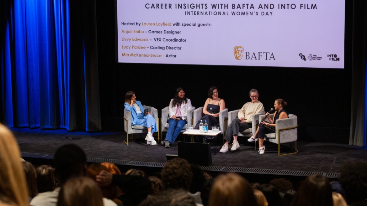 Discussion Panel at National Careers Week Event at BAFTA (Mar 2024)