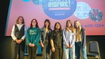The filmmakers behind short film Dinosaur on stage in Sheffield.