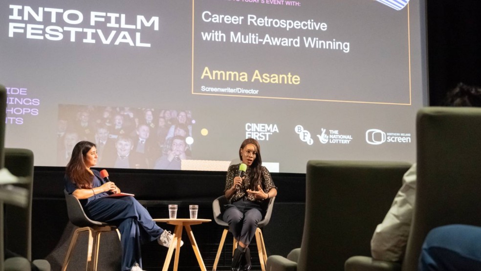 Amma Asante interviewed by Rhianna Dhillon at the Into Film Festival 2024
