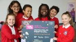 Children in Wales enjoying the Into Film Festival 2024.