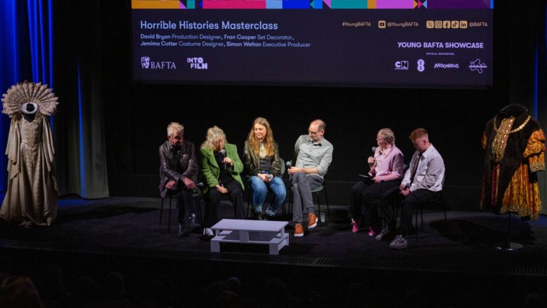 Horrible Histories Masterclass at the Young BAFTA Showcase.