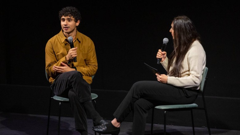 Bilal Hasna, In Conversation, at Young BAFTA Showcase 2024.