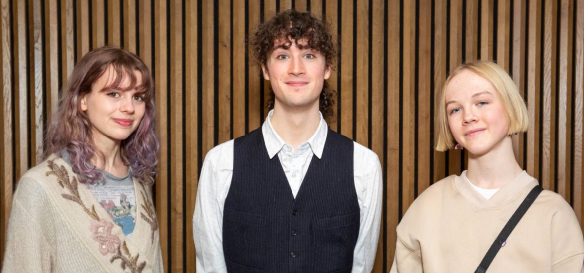 Evelyn, Ben, and Riku, Ones to Watch 2024, at BAFTA in London