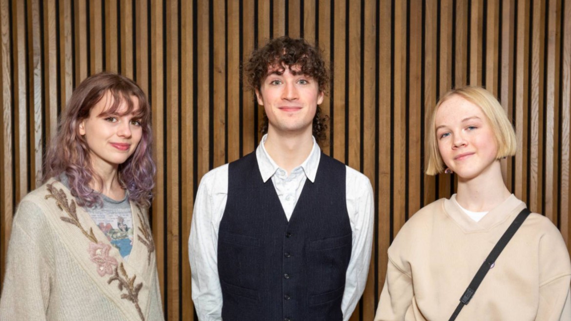 Evelyn, Ben, and Riku, Ones to Watch 2024, at BAFTA in London