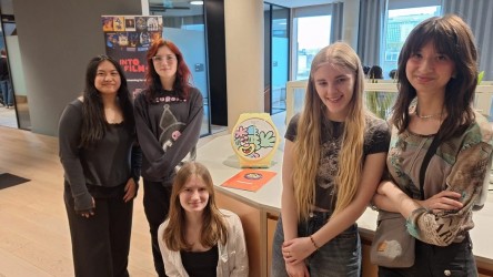 Winners Lian, Leah, Christina, Eva and Paree (pictured here left to right)