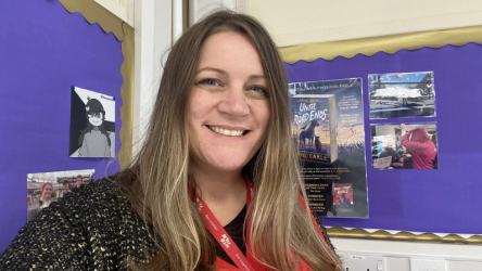 Susan Gould, English teacher at Clackmannanshire Schools' Support Service i