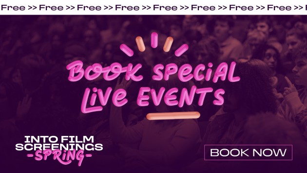 Book Into Film Spring Screenings special live events