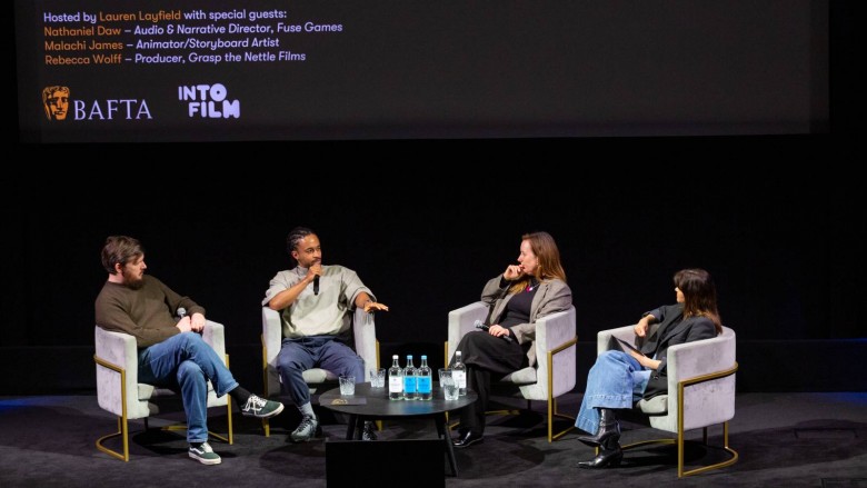 Our screen careers panel in discussion at BAFTA.