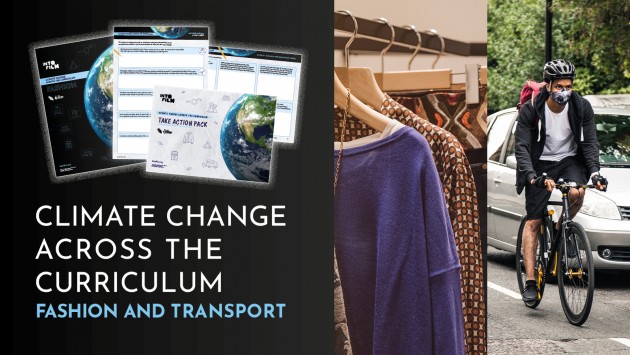 Climate Change Across the Curriculum - Fashion and Transport header