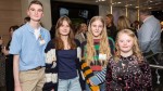 Young filmmakers Samuel, Christina, Eva and Claudia.