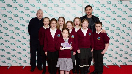 Stratton Primary School at the Into Film Awards with Ed Skrein