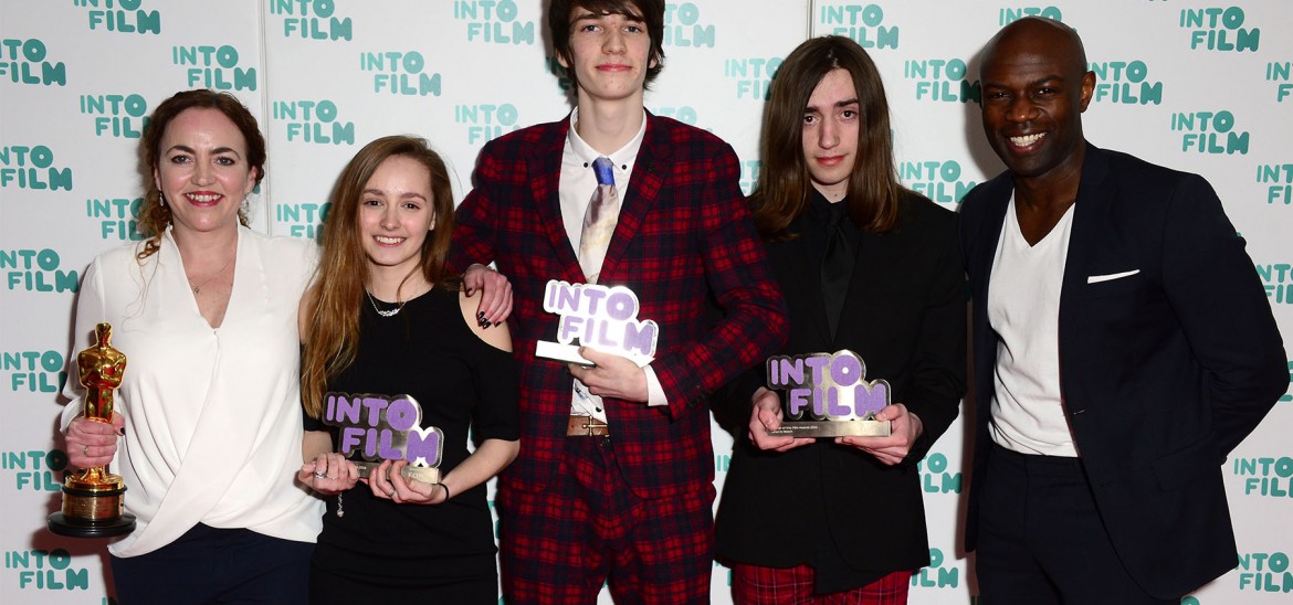 Winners of the Ones to Watch awards at the 2016 Into Film Awards