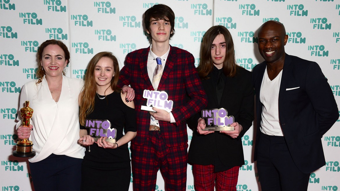 Winners of the Ones to Watch awards at the 2016 Into Film Awards
