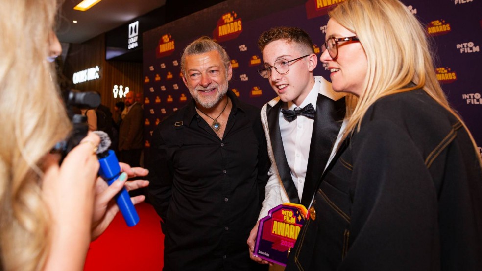 Audience Choice winner Edward interviewed with Andy Serkis and Edith Bowman
