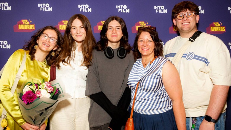 Grace Holt with friends and family at the Into Film Awards 2025