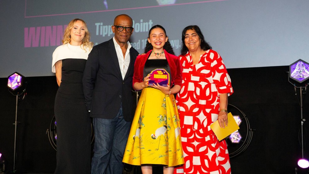 Time for Action winner Araminta, on stage