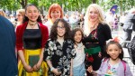 Time for Action winner Araminta with her family outside the Awards.