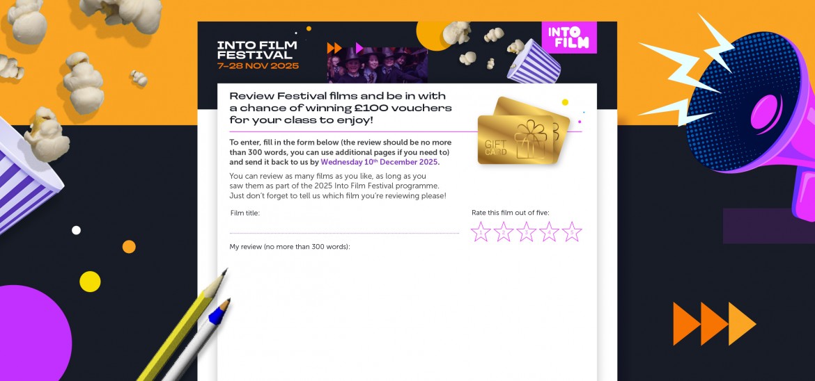 Into Film Festival Review Writing Competition Entry Form 2025 thumbnail