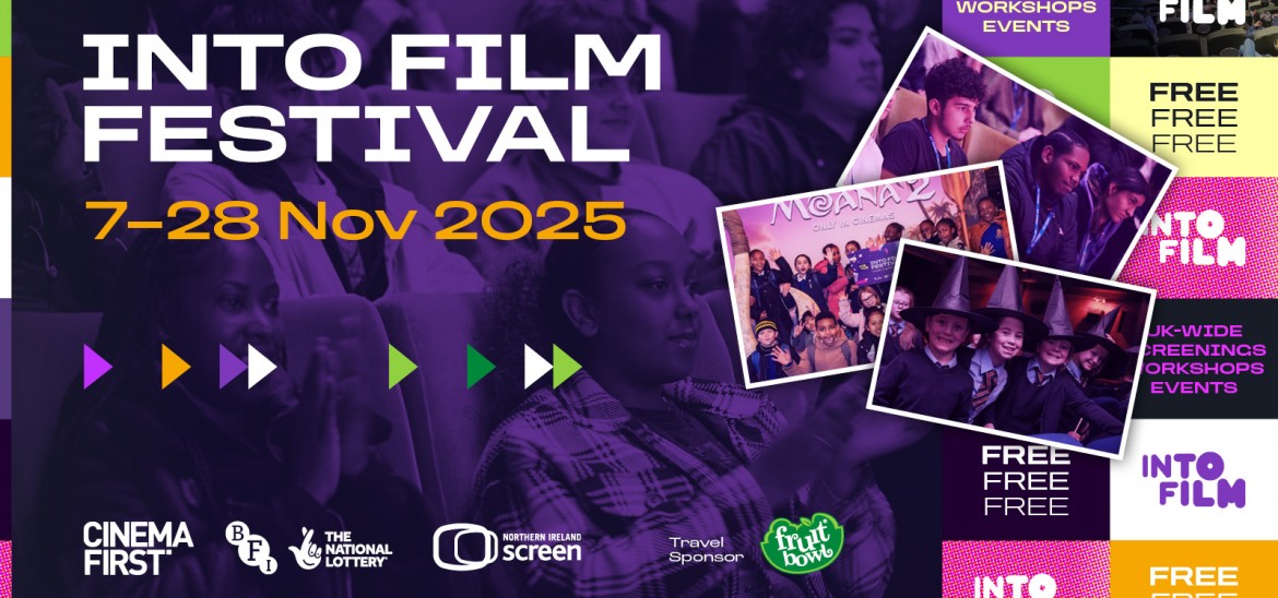 Into Film Festival 2025 header with logos