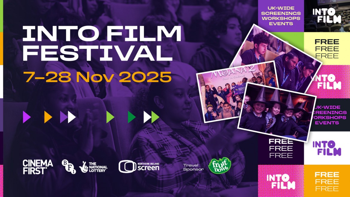 Into Film Festival 2025 header with logos