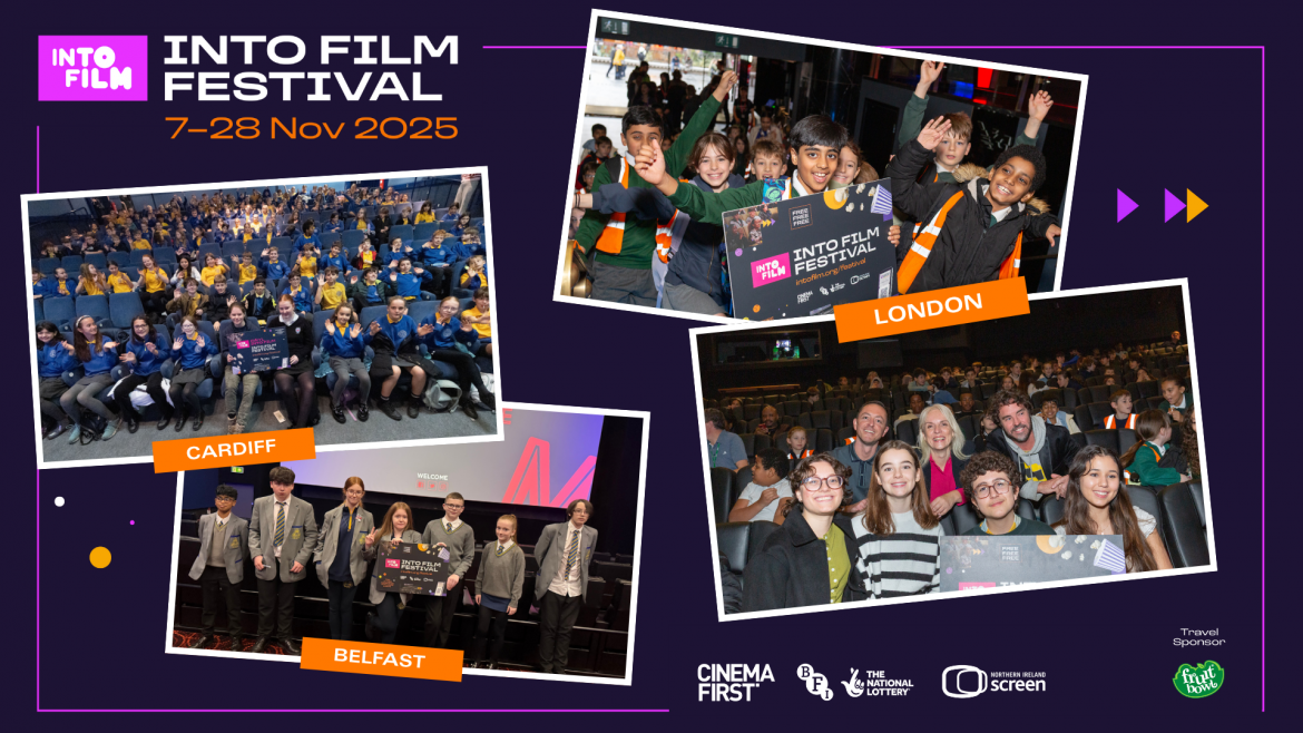 Into Film Festival 2025 opening event collage for 'Future Council'