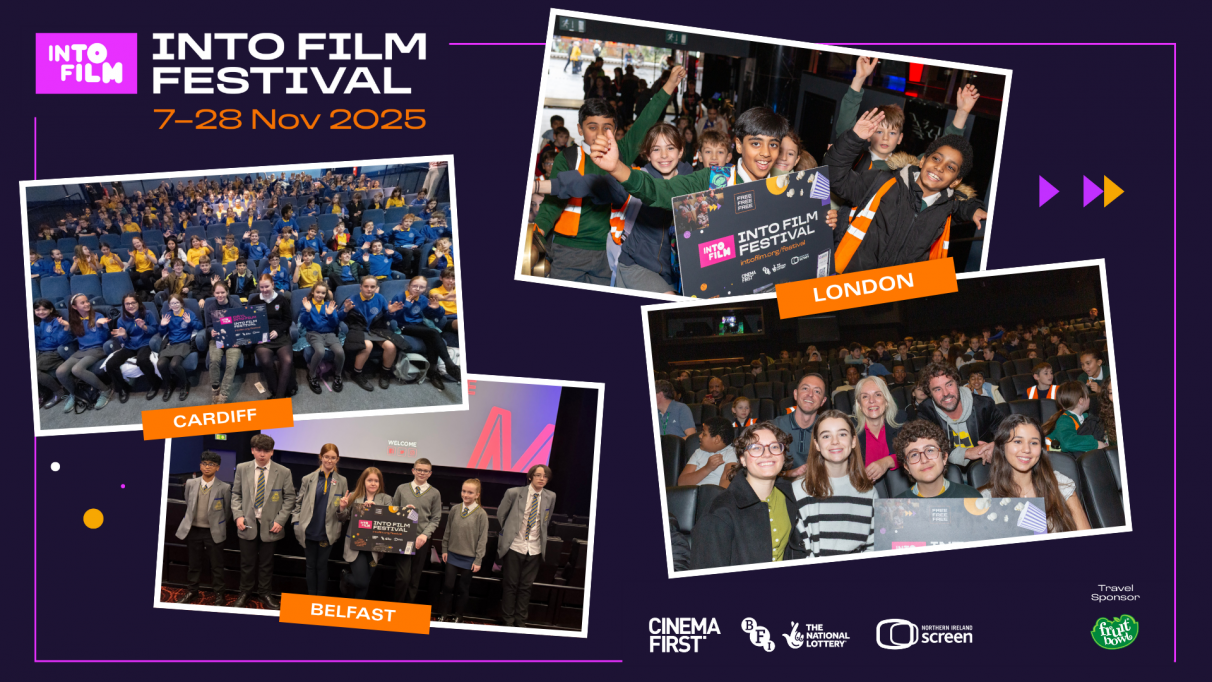 Into Film Festival 2025 opening event collage for 'Future Council'