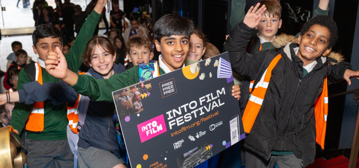 Young people at the Into Film Festival 2025