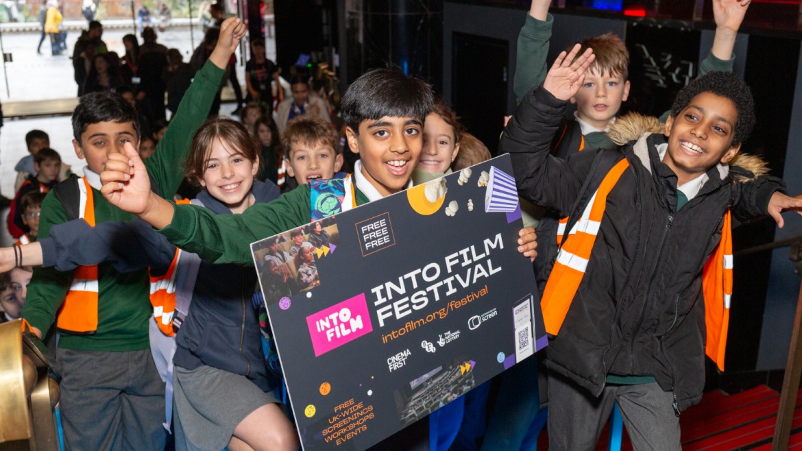 Young people at the Into Film Festival 2025