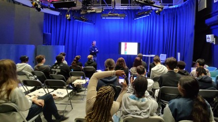 James Everett Masterclass at Barking & Dagenham College in 2025