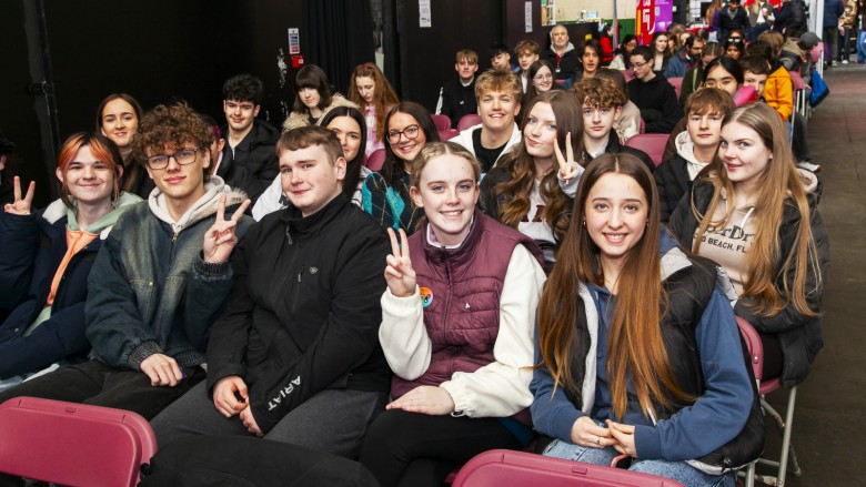 Attendees at Rendr Festival in Belfast, 2026