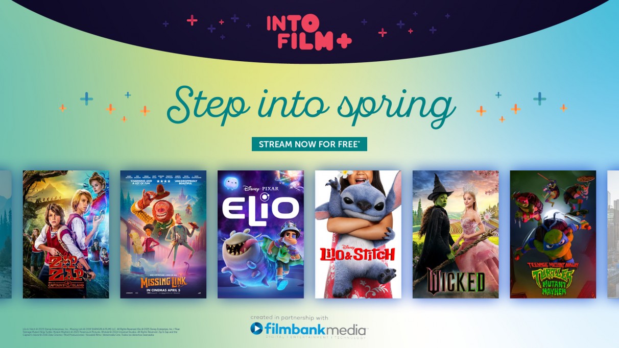 Step Into Spring Into Film+ header 2026