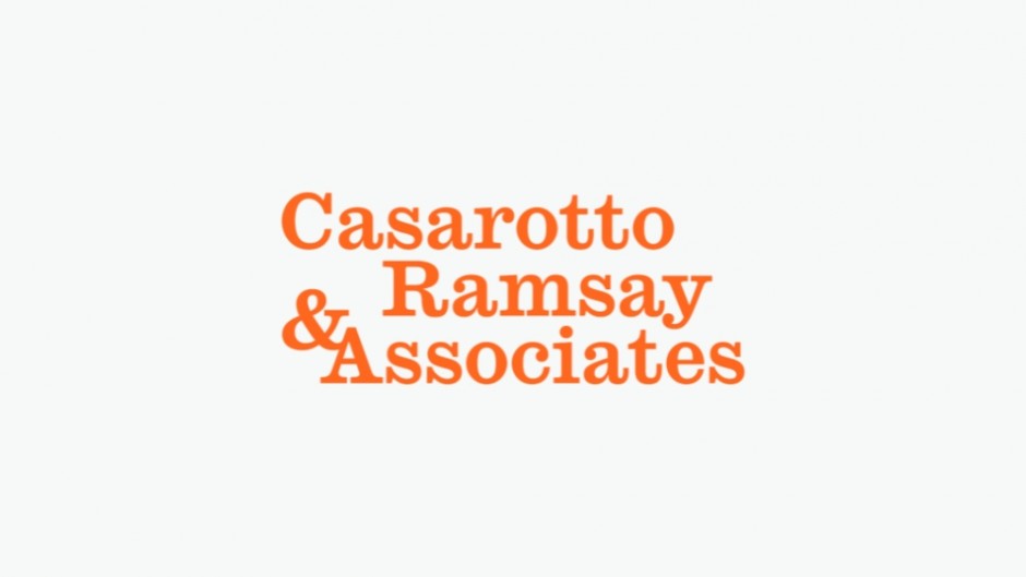 Casarotto Ramsay logo - 2026 - grey background