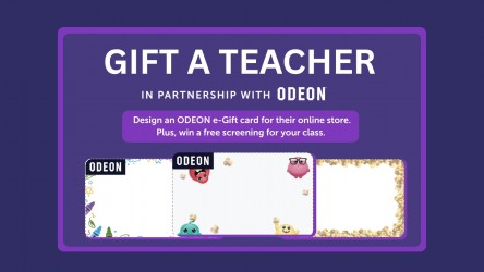 Gift a teacher banner