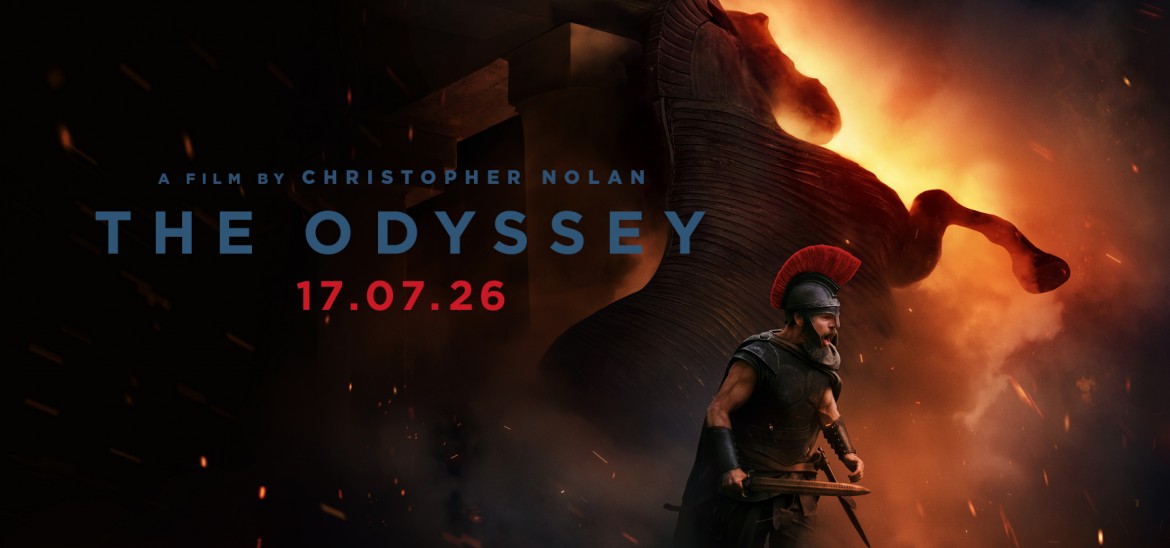 The Odyssey film poster, with 17.07.26 release date.