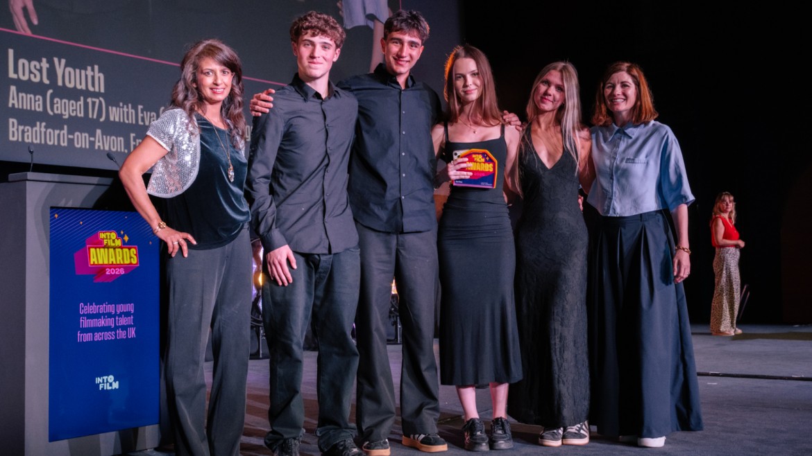 Best Story winners Anna, Eva, Vlad and Platon for 'Lost Youth'