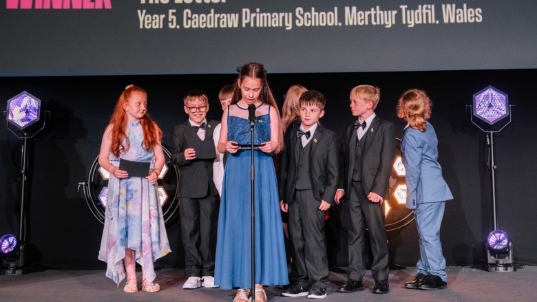 Young people from Caedraw Primary School, Best Animation: 5-11 winners