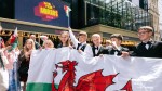 Young people from Caedraw Primary School in Wales