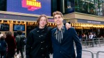 Best Animation: 12-19 winners Yuli and Noah outside the Into Film Awards